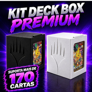 KIT DECKBOX PARA TCG  – Magic Commander – Suporta Mais de 170 Cartas,  Estilo, Proteção e Praticidade