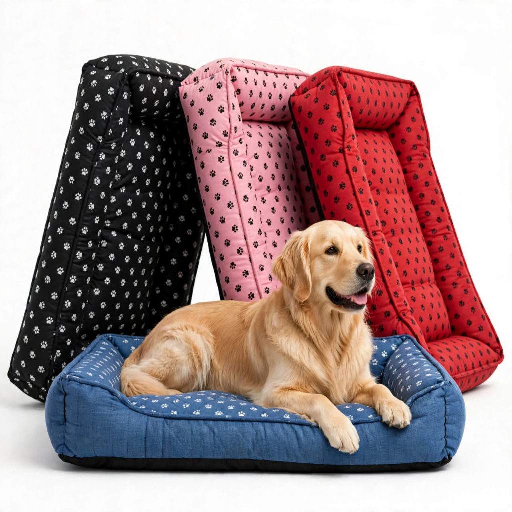 Cama Pet Caminha Luxo Premium Cachorro ou Gato Almofada Macia Térmica Lavável com Zíper