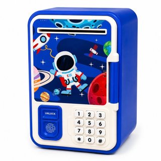 Cofrinho Eletrônico Infantil  Senha e Digital, Entrada Automática para Notas Vários Modelos