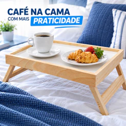 Bandeja Mesa Café Da Manhã Pézinho Dobrável Mesa Cozinha - MEGA OFERTA!