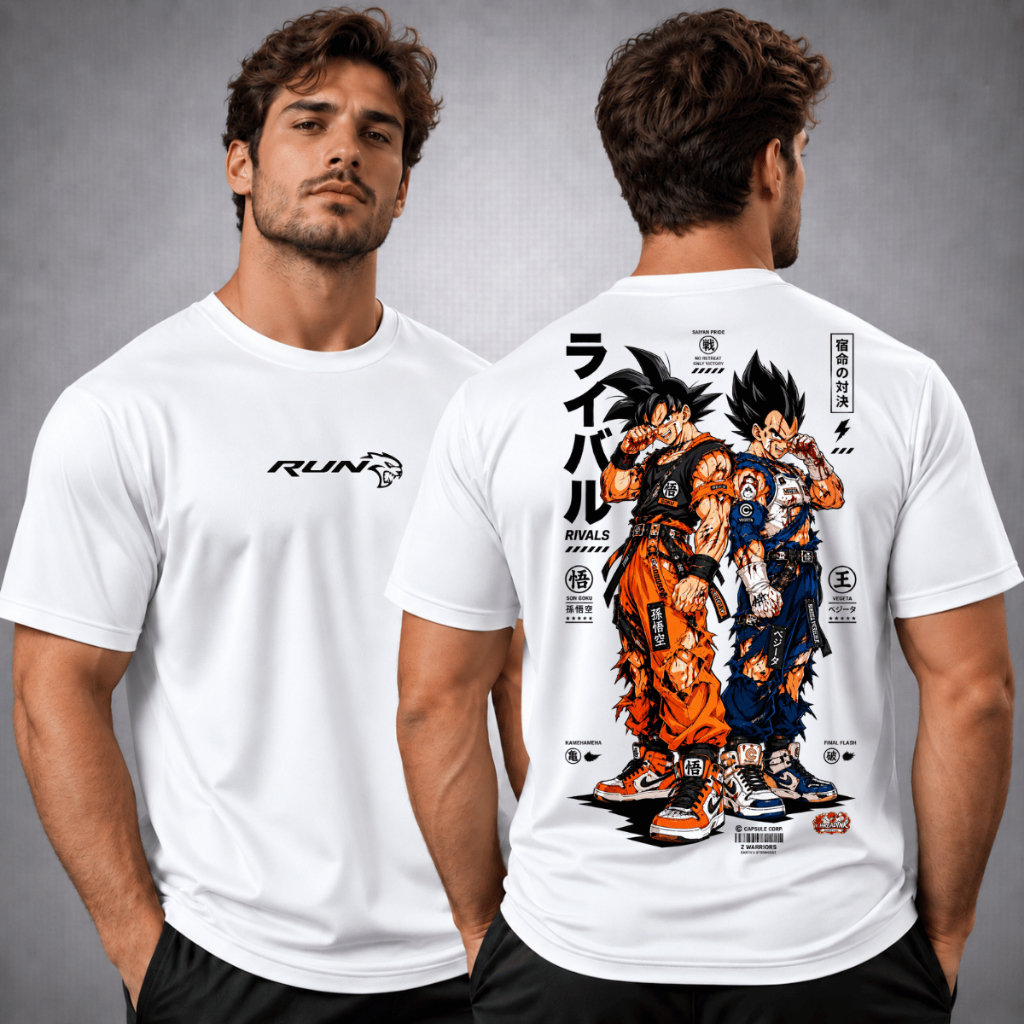 Camiseta Goku Masculina Dry Fit Anime Maromba Treino Insano Academia Musculação Gym Otaku Casual
