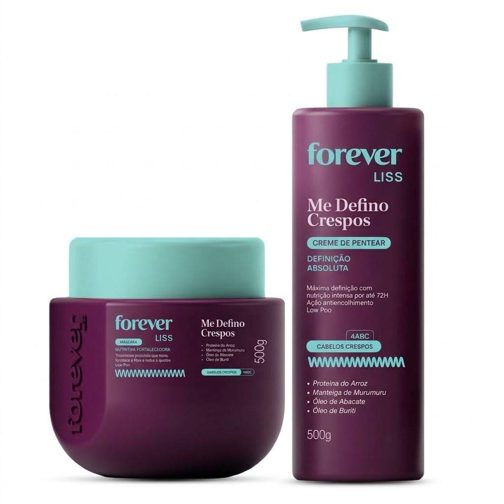 Kit Me Defino Crespos Forever Liss 500g
