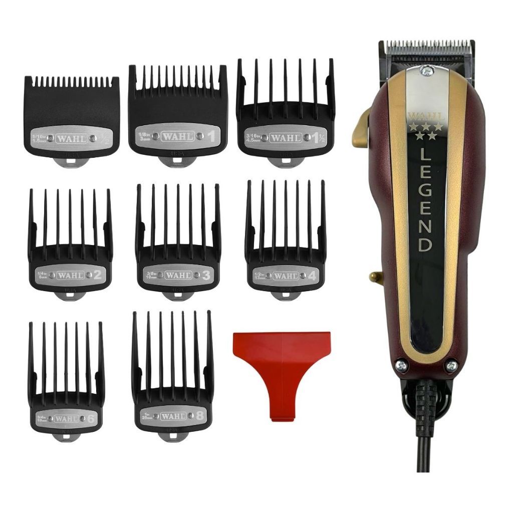 Máquina de Cortar Cabelo Profissional Wahl Legend 127V com Fio e 8 Pentes