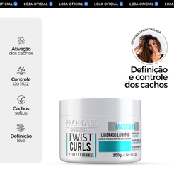 Máscara Low Poo de Cachos: Hidratação Profunda | Twist Curls 300g