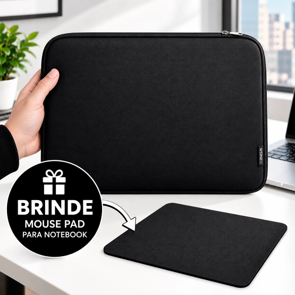 Capa de Notebook Protetora Case Macbook Tablet 14 15 17 Polegadas