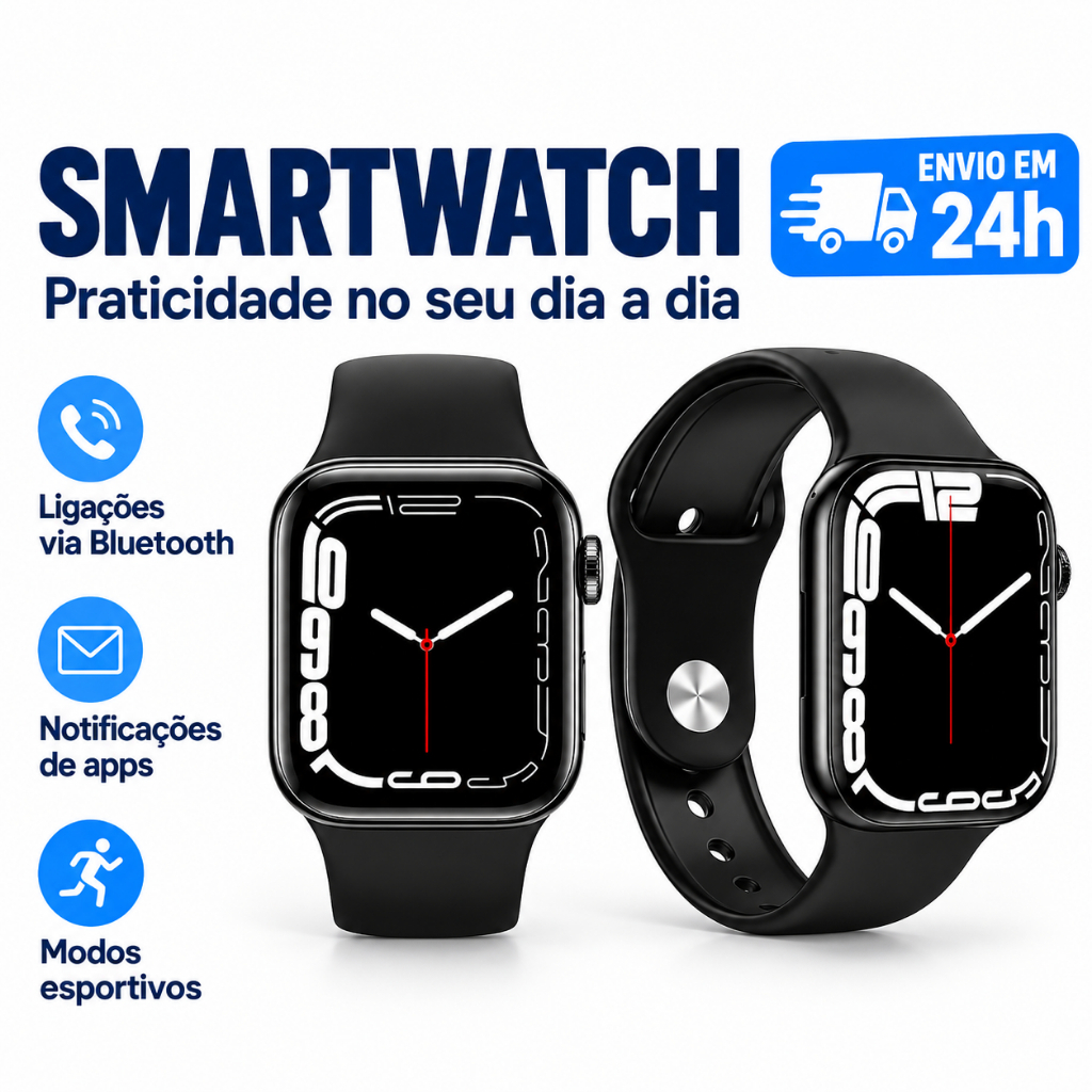 Smartwatch Hw8 Pro Max Serie 8 À Prova D´ Água