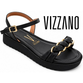 Vizzano Sandália Feminina Anabela Flatform Confortável Original
