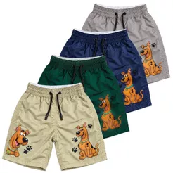 Shorts Infantil Estampados Verão Menino Praia Tactel Juvenil