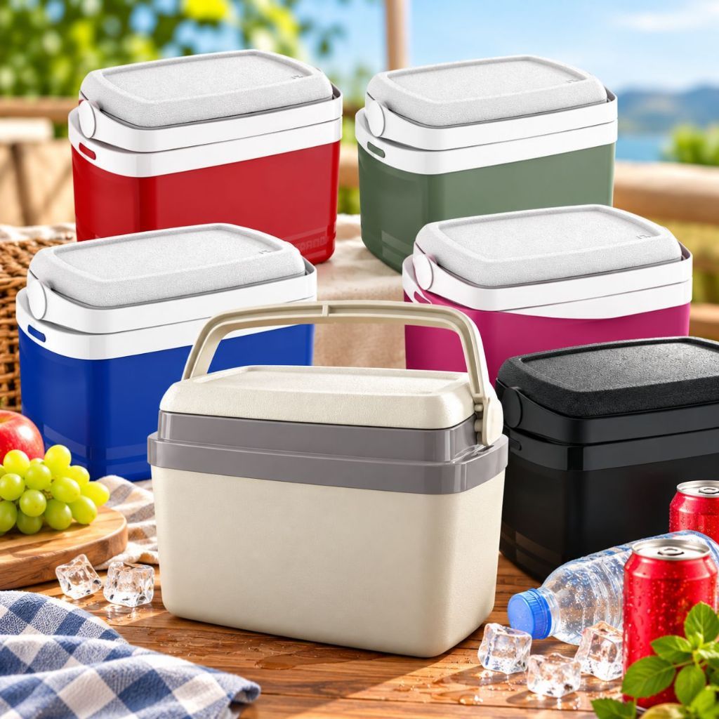 Caixa Térmica 5 Litros Cooler Portátil C/ Alça Bebidas Praia Camping Picnic Soprano
