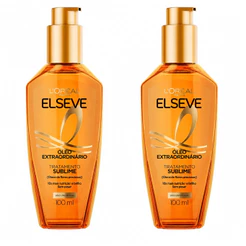 Kit 2 Óleos Extraordinário Elseve 100ml Nutrição Profunda e Anti-Frizz