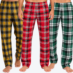 Calça Natal Xadrez Natalina Pijama Masculina Confortável Casual