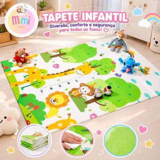 Tapete de Atividades Infantil Emborrachado 1,20 m x 1,80 m x 0,6 mm - Térmico  2,00 X 1,50M X 0,6MM