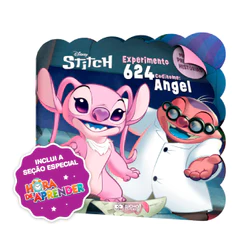 Livro Infantil Meu Primeiro Livro de Atividades Disney Stitch Experimento 624 - Codinome: Angel