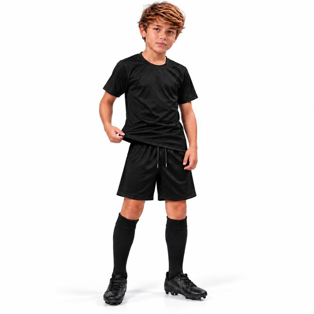 Conjunto Infantil FUTEBOL  Dri-Fit Premium Com Bolso Lateral e Meião de Futebol