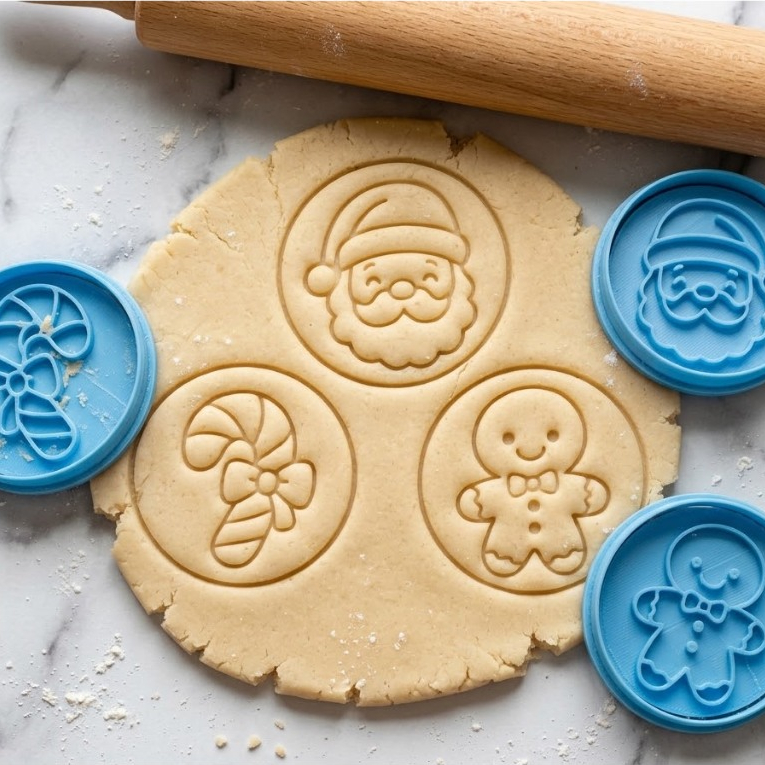 Canudo Papai Noel boneco de gengibre cortador de biscoito cookies Feliz natal lembrancinha doce crianças