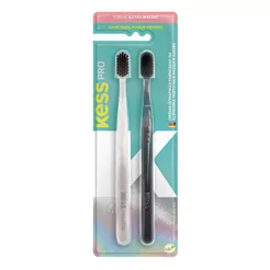 Pack Com 2 Escovas Dentais Kess Pro Extra Macias Bw