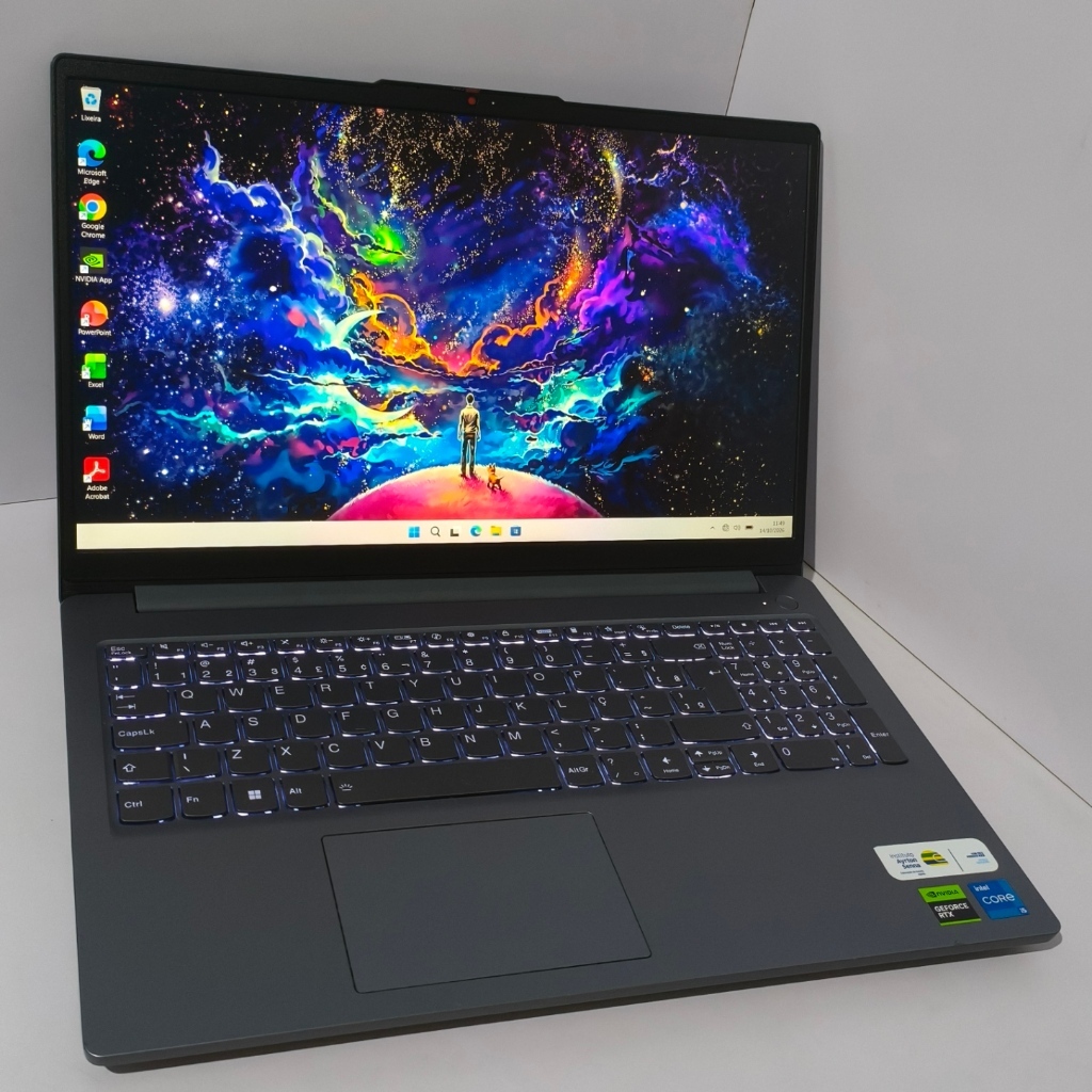 Notebook Gamer Lenovo LOQ, Core i5 12ª, RTX 3050, 16GB RAM, 512GB SSD NVMe, 15.6P FHD IPS, Windows 11