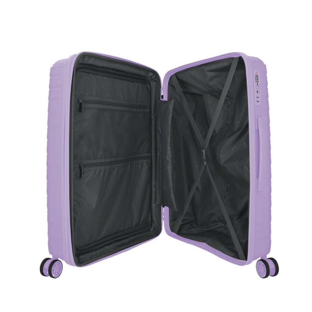 Mala Grande Samsonite Bon-X Lilás — imagem 2 de 2