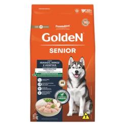 Ração Premier Golden Fórmula Cães Sênior +7 Anos Frango e Arroz 15kg