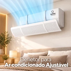 Defletor Para Ar Condicionado Ajustável Split 60cm a 103cm