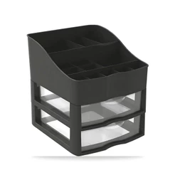 Organizador de Cosmético Porta Maquiagem 2 Gavetas Nitron