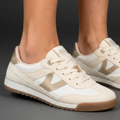 Tênis Feminino Via Marte Retrô Casual Original Confortável Leve Sola Antiderrapante Moderno