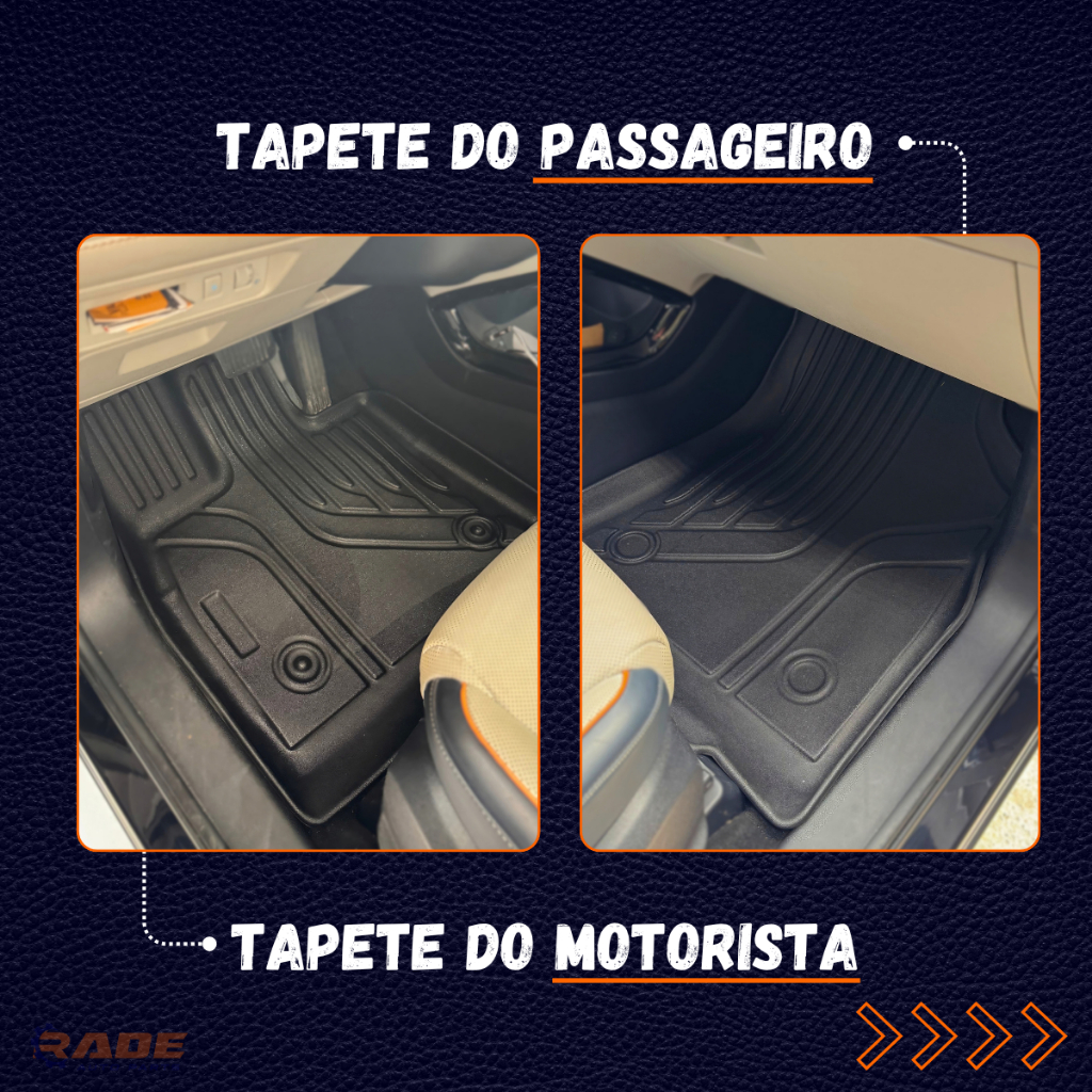 Tapete Bandeja 3D para Eclipse Cross Todos os Anos com Bordas Elevadas - Linha Premium — imagem 2 de 2