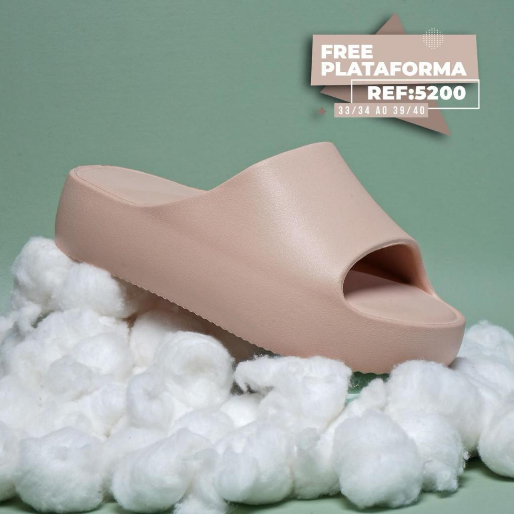Chinelo Free Plataforma Feminino Confortável Nuvem EVA Sandália Macio Verão Lançamento Envio Rapido — imagem 2 de 2