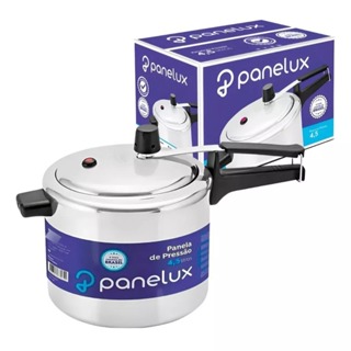 Panela De Pressão 4,5 Litros Alumínio Polido Panelux Melhor Preço em Oferta na Shopee