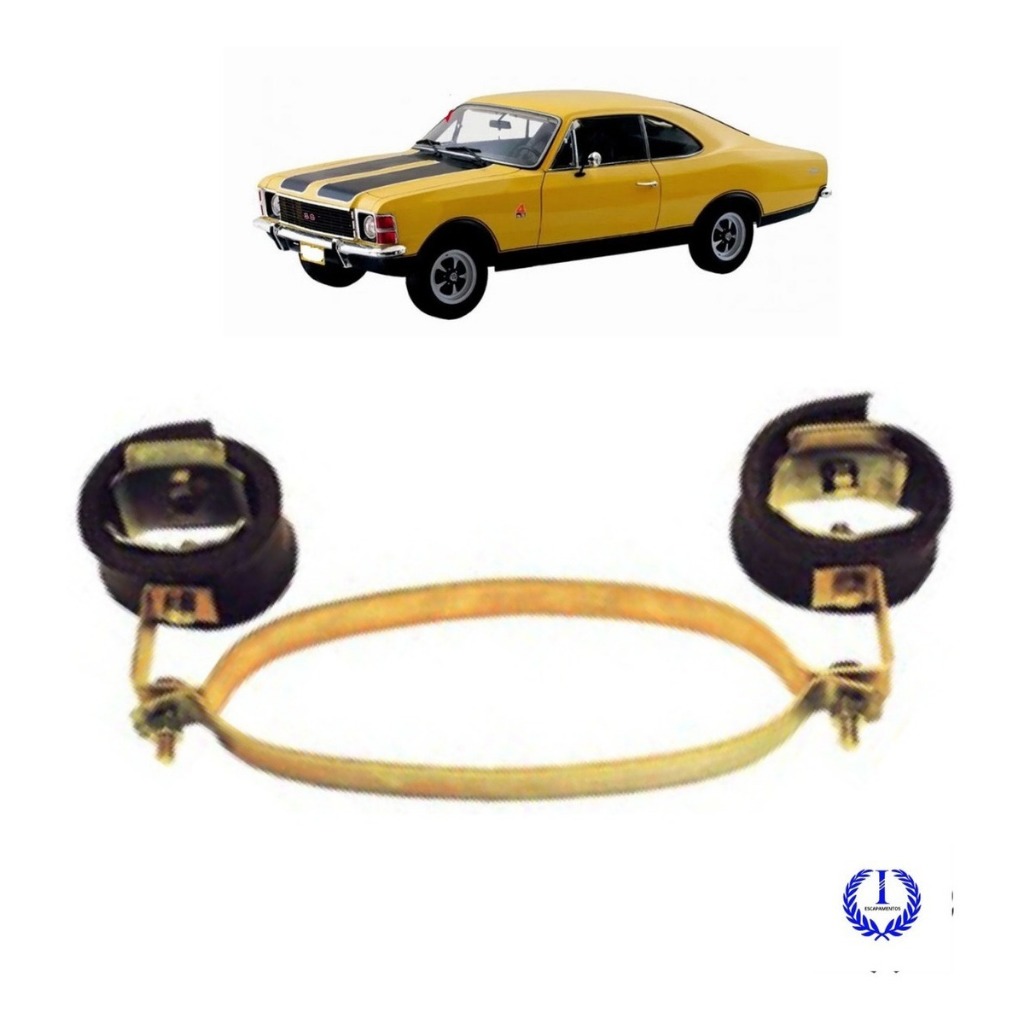 Cinta / Suporte Coxim Escapamento Opala / Caravan 6cc -69/73