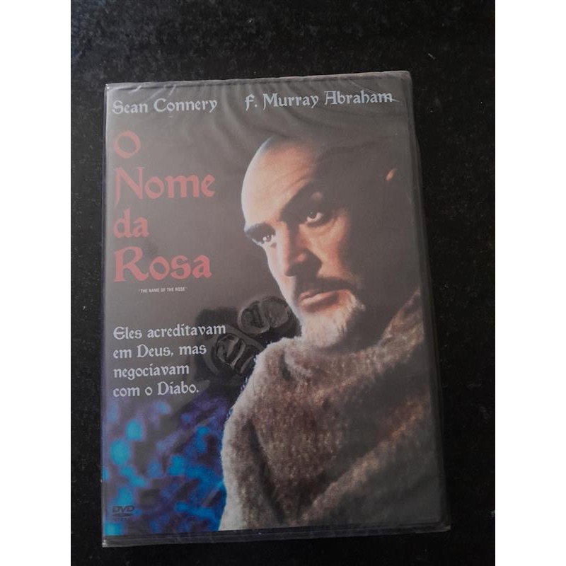 DVD O Nome da Rosa Lacrado Legendado Sean Connery