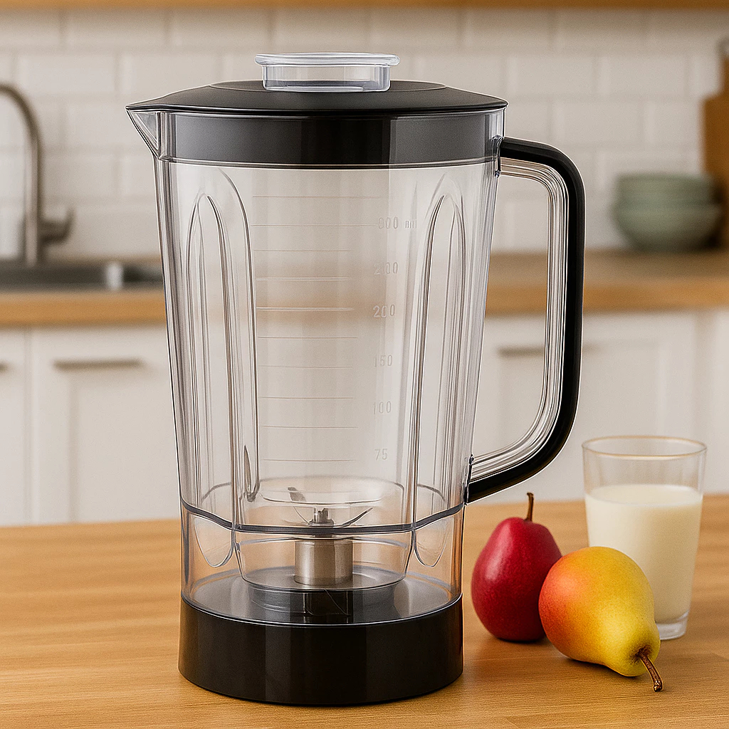 Copo De Liquidificador Preto p/ Britânia B1000 TURBO/DIAMANTE 1200/BLQ1380 INOX TURBO/FUN KITCHEN