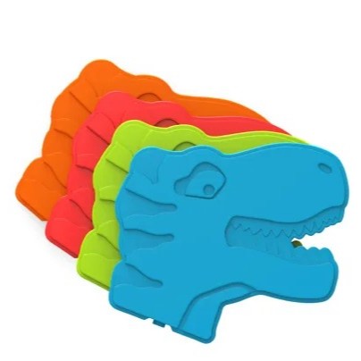 Forma de gelo Unitário Bentgo Dinossauro reutilizavel
