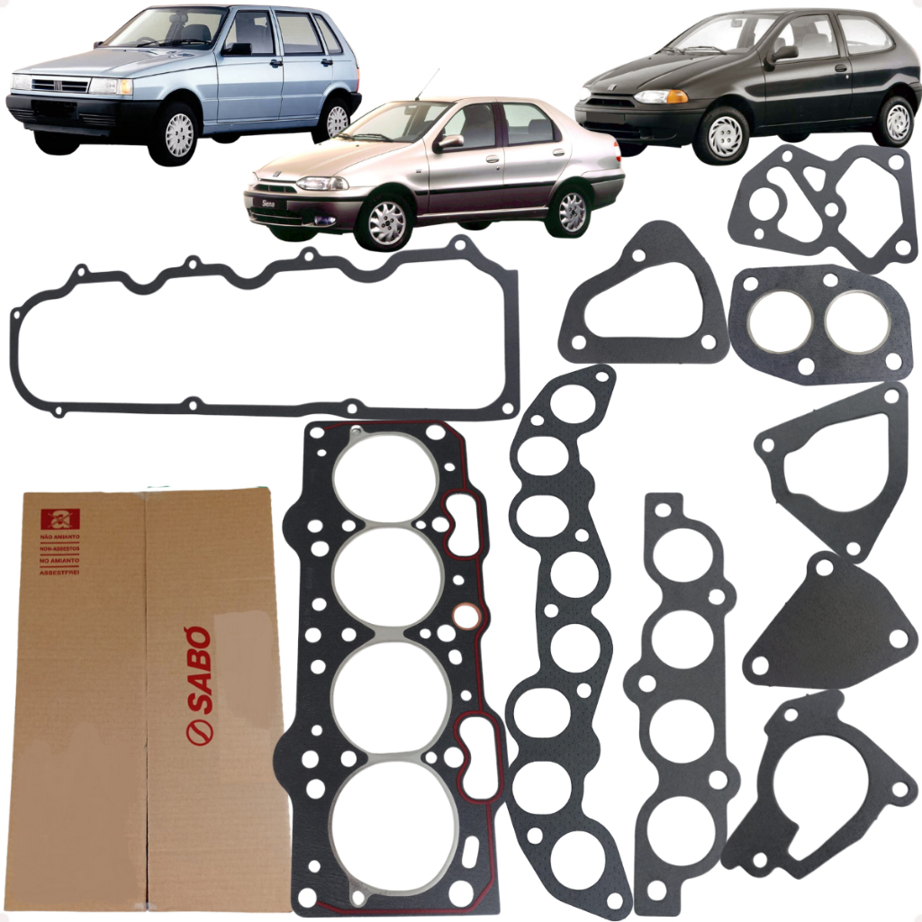 Jogo Junta Superior Cabeçote Palio Siena Strada Palio Weekend  Uno 1.0 1.5 8v Fiasa Sabó em Oferta na Shopee