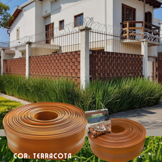 Protetor de Portão Varias Cores  (Tam: 50, 25 ou 10m de comp X 7 cm de altura) em Oferta na Shopee