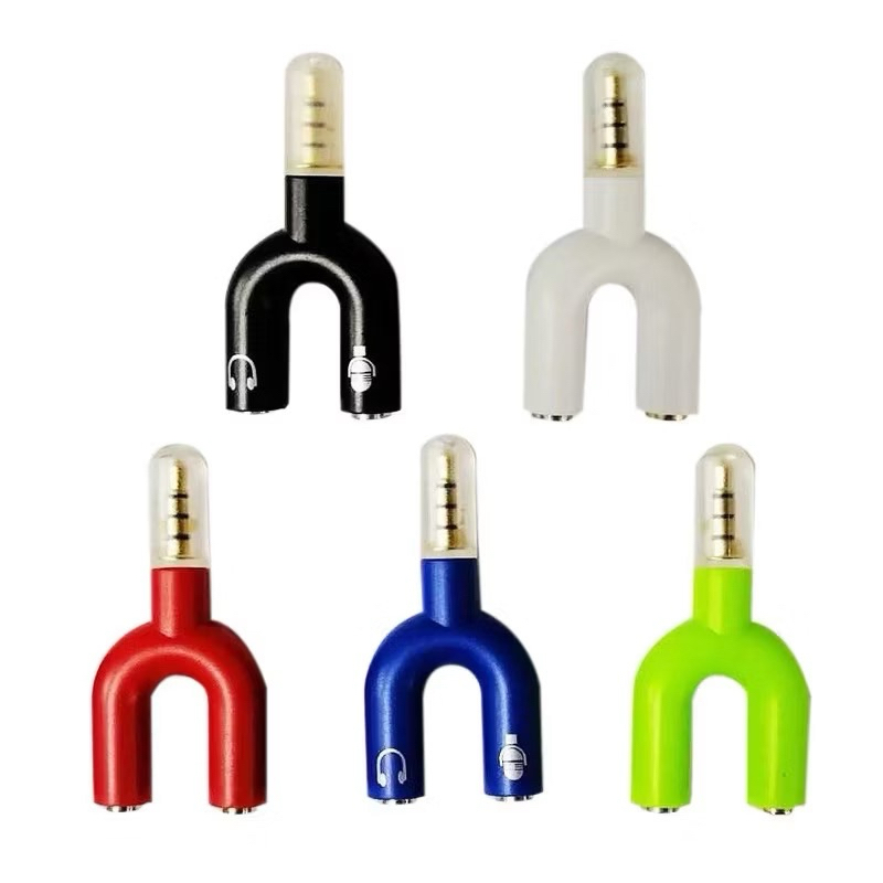adaptador para fone headset microfone lapela p2 x p3 áudio ITA-10