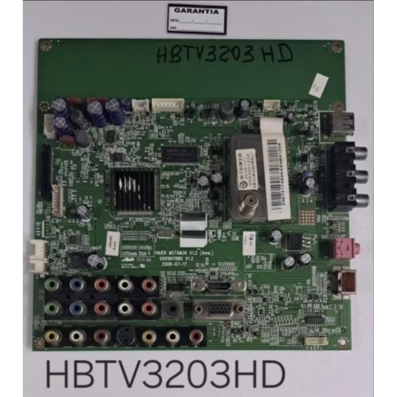 PLACA PRINCIPAL TV H BUSTER 3203HD MST6M36 V1.2 FOTOS E DESCRIÇÃO