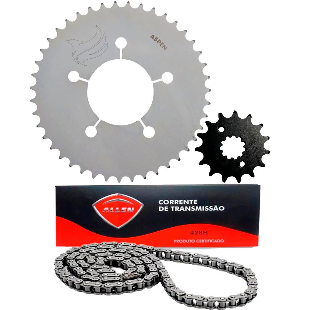 Kit Relação Coroa 38x14 Cbx Twister 250 2001 Até 2008 Passe Fino 428 Competição em Oferta na Shopee