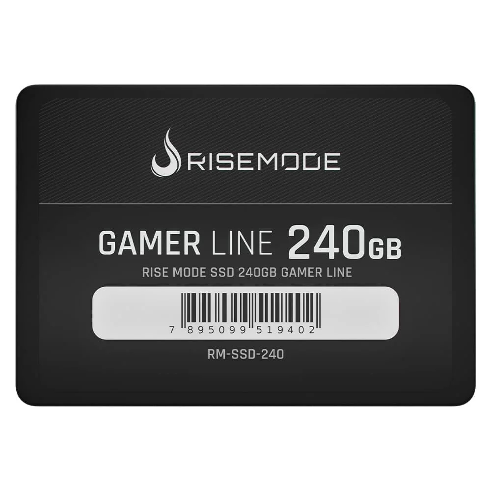 Hd Ssd Rise Mode Gamer Line 240gb Rm-ssd-240gb Cor Preto Preto