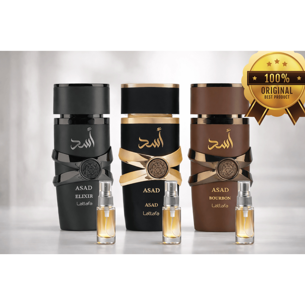Kit Perfume Asad Completo Asad Elixir Asad Asad Bourbon Masculino