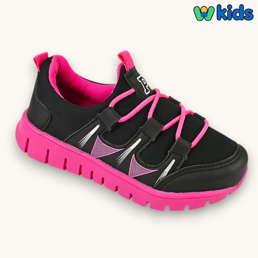 Tênis Infantil Feminino Menina Casual Leve Confortável Calce Fácil 20 ao 34