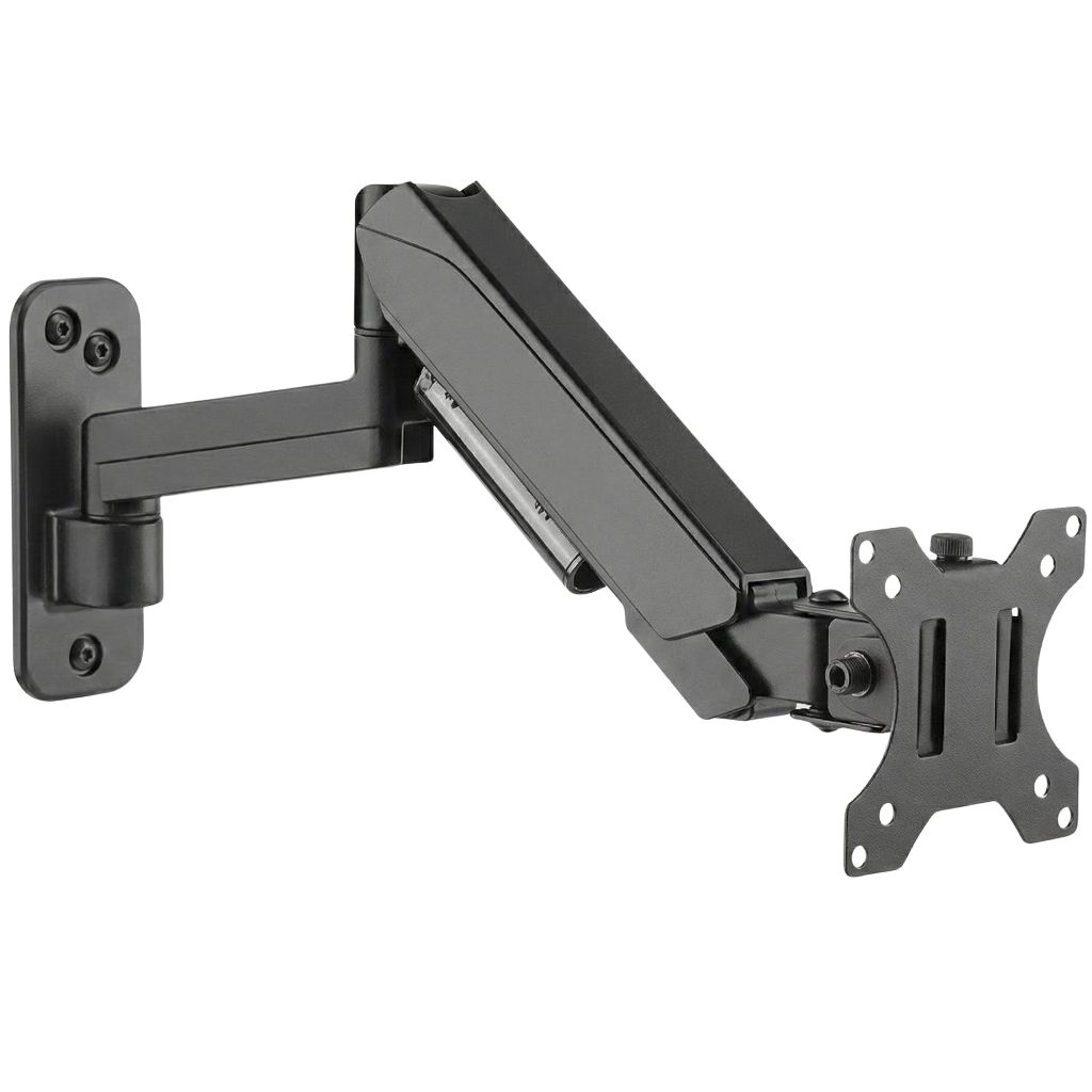 Suporte Articulado De Parede Monitor Tv Pistão A Gás 17 A 35 Altura Ajustável Giro 360° em Oferta na Shopee
