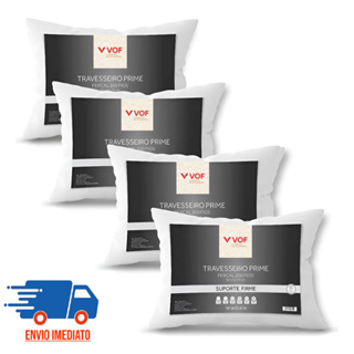 Travesseiros Prime Percal 200 Fios 70x50cm Fibra Siliconada Hipoalergênico Branco em Oferta na Shopee