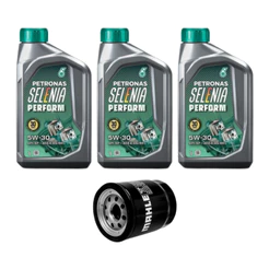 Kit Troca Óleo Original Selenia 5w30 Fiat Palio Strada Doblo Uno 500 Motor Fire 1.0 1.3 1.4 8/16v