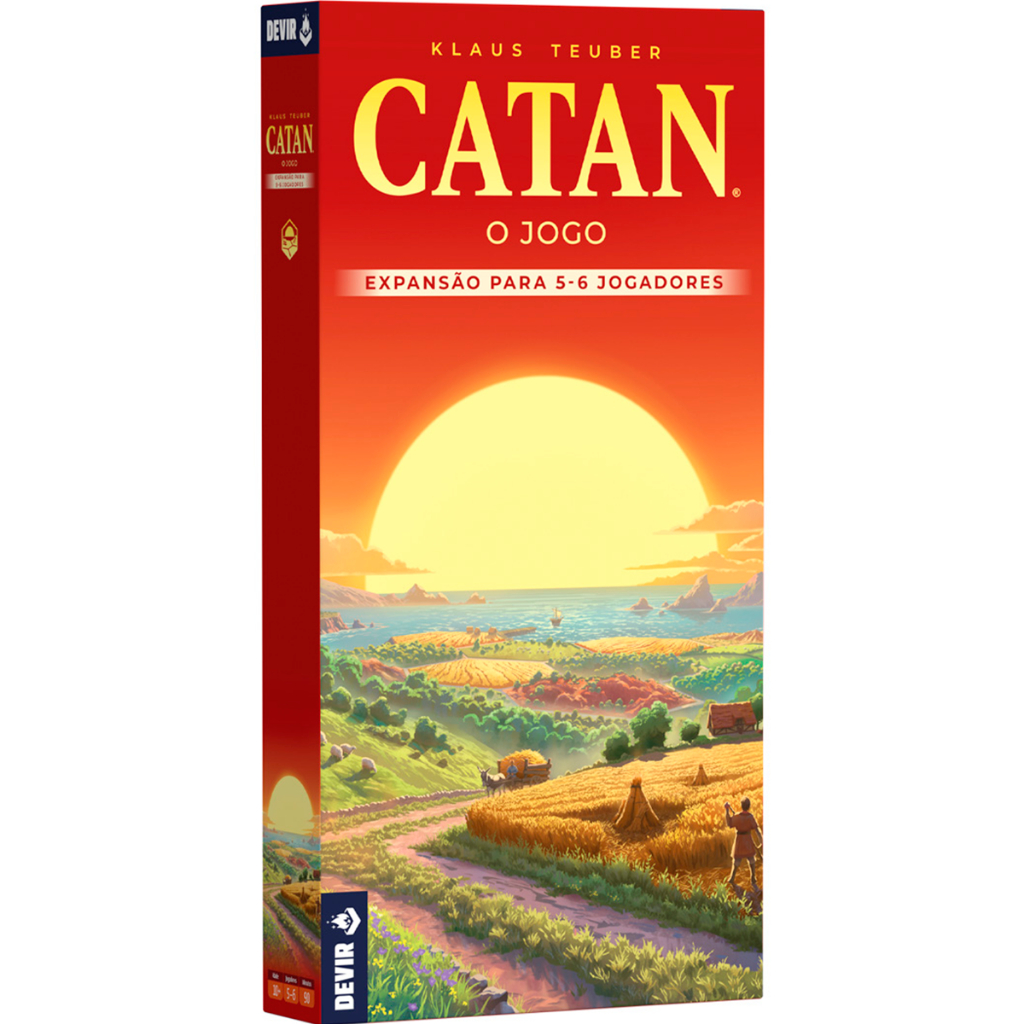 Catan Expansão Para 5 E 6 Jogadores Jogo De Tabuleiro Nova Edição 6ª Devir Português