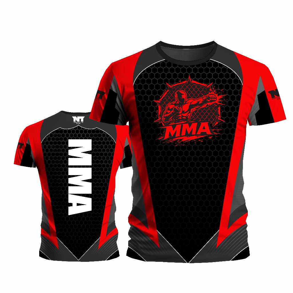 Camiseta MMA Masculina Dry Fit Treino Luta Academia Sublimada