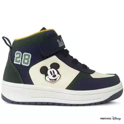 Tênis Cano Alto Mickey Infantil 22ao27 Menino Disney Original 11.154i