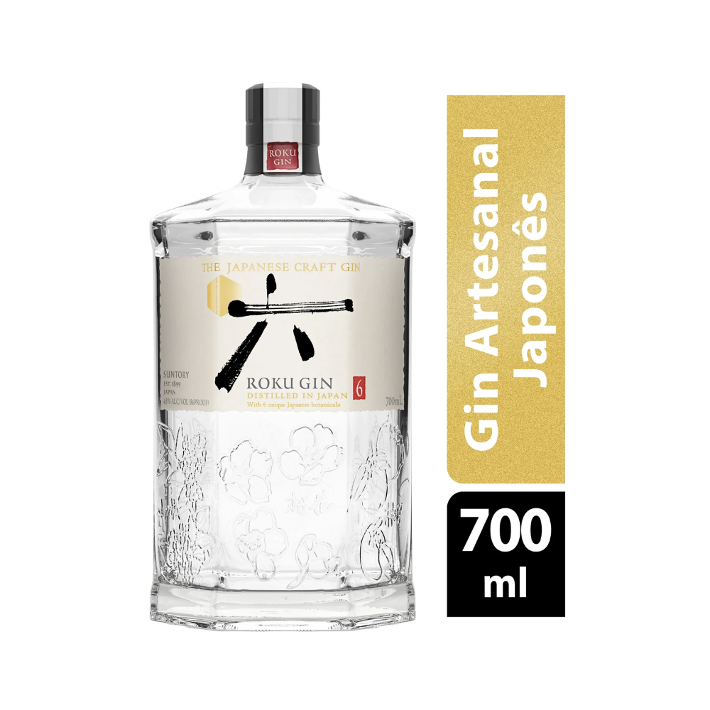 Gin Japonês Roku 700ml