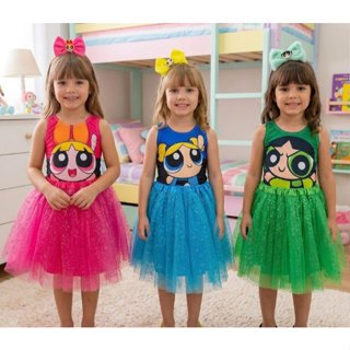 Body Infantil Super Poderosas Rosa Regata Filme Maio Desenho Animação Regatinha Menina Criança Moda Fashion Bebê Verão em Oferta na Shopee