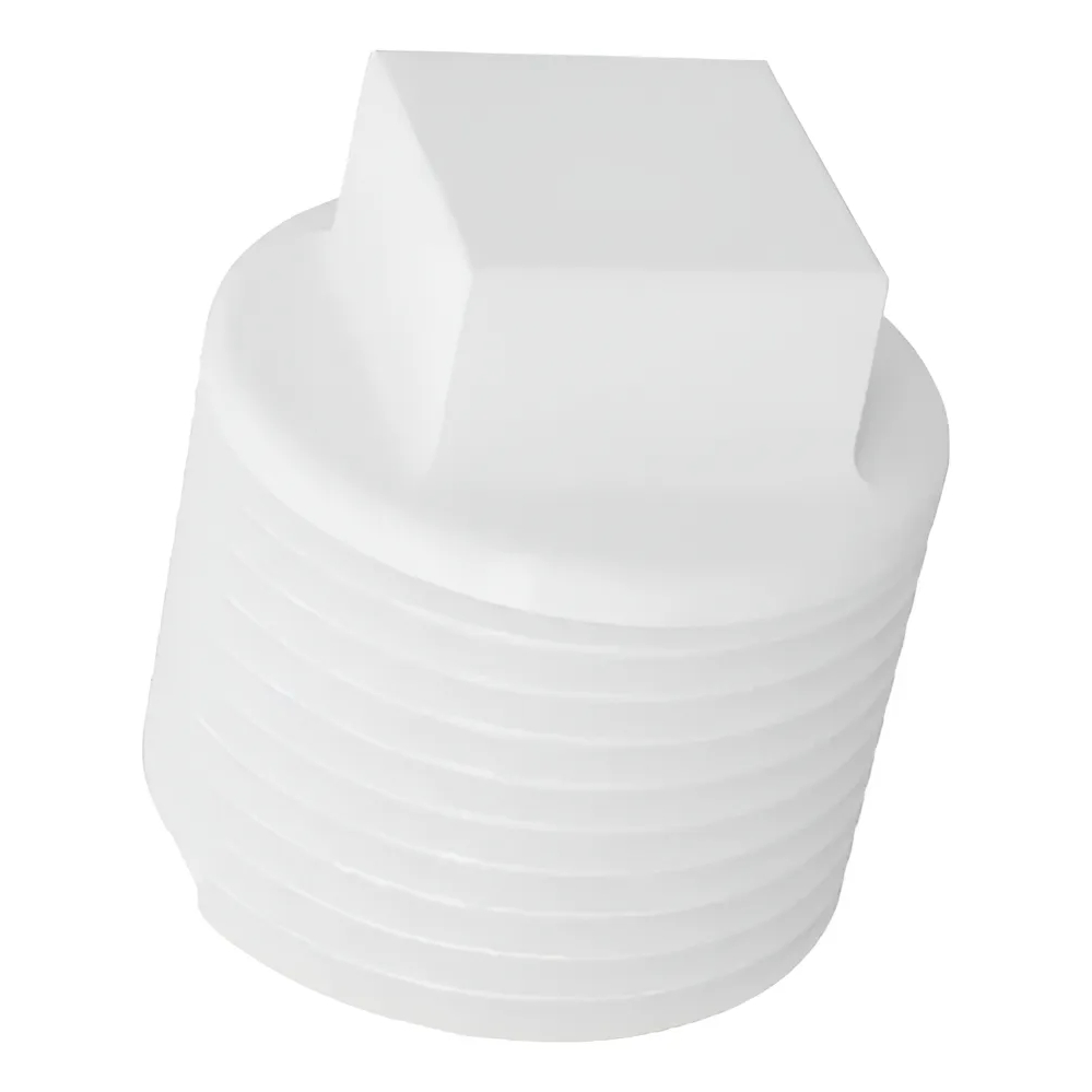 Plug 3/4 Tampão Água Roscável PVC Tubulação Conexão Hidráulica Plastubos Kit 04 Peças